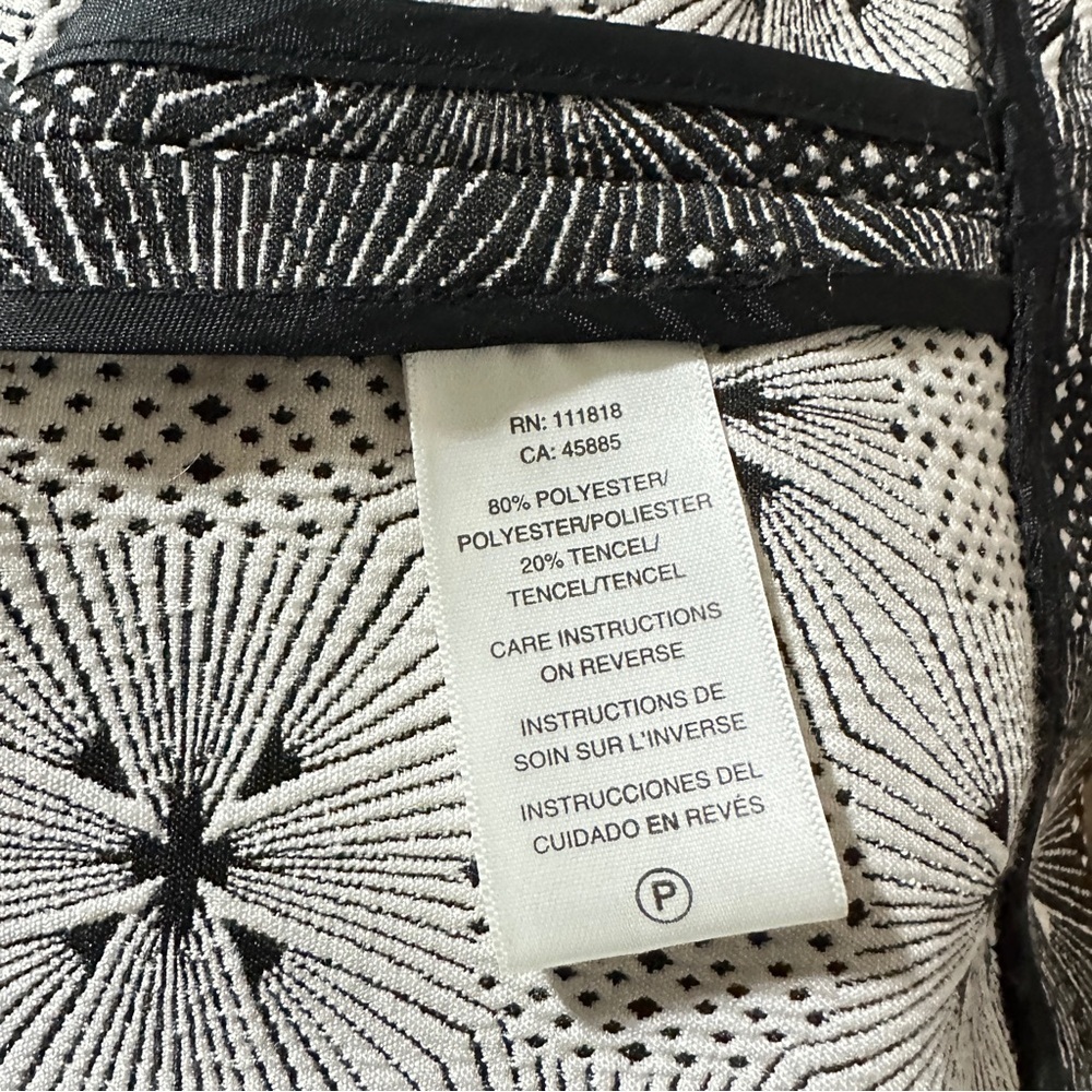 👉 Michael Michael Kors Black & White Geometric Blazer – Size 12 - Picture 4 of 7